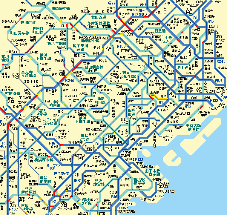 綱島243号線（横浜市港北区）の渋滞・事故情報 | ATIS交通情報